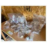 Large assortment of quartz crystals