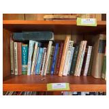 Assortment of animal, gardening, rocks and mineral books, gemstone books
