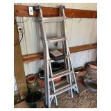 300 pound telescoping Werner multi ladder