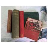 Antique books - Uncle Toms Cabin, Robinson Carusoe, black beauty, Charles dickens