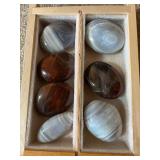 Drawer full of polished stones