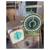 Montgomery Ward family scale and ice cream scale