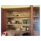 Glassware, China, plates and drinkware