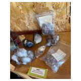 Very large quartz crystals, and some lovely smaller crystals