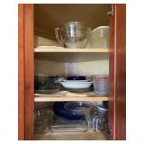 Glass baking dishes, and Pyrex