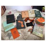 Salmon Idaho yearbooks, graduation tassels, tomahawk letter patch