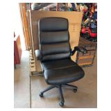 High back swivel office chair, new (small hardly noticeable tear)