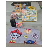 Legos - New In Box, Weighted Paw Patrol Blanket, Bracelet Making Kit (New), Puzzles