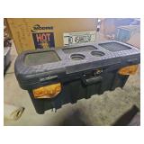 Contico Heavy-Duty Plastic Storage/Utility Chest/Truck Tool Box 35 x 12 x 14h