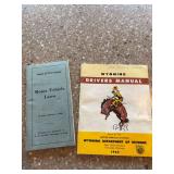 1965 Wyoming Drivers Manual, 1930 Motor Vehicle Laws