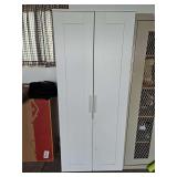 White Storage Cabinet, 31w x 20d x 72h