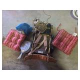 Pack frame, cushions, paddles, mossy oak pack