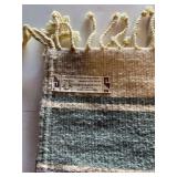 Handwoven Rug wool 24x46