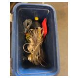 Cooler with small clear hose, oils