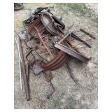 Miscellaneous wagon parts and metal