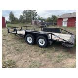 1995 W-W Trailer Sales, Car Hauler Trailer with ramps, 2' ball (yellow lock not included), VIN#11WHF1624SW212028, 7’ x 15'10' inside bed, double axle 5200 lbs. per axle, 8 ply tires. This item has A