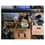 Paint supplies, paint pans, drop cloth drip cloths, Tape and more