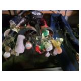 Gulf bag travel cover, a variety of clubs with bags