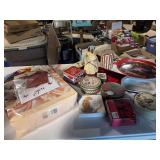 Kitchen items, gift bags, decor