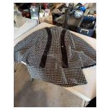 Vintage Coat/dress black and white