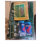 Poker Table Mat, Dice, Balls