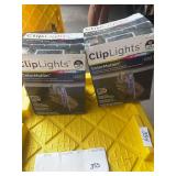 Two  Christmas clip lights- new