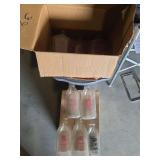 Vintage Glass Meadow Gold milk jars and Arvada jars