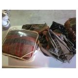 Western style king comforter set, includes bedskirt and shams
