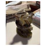 Cast bird bookends