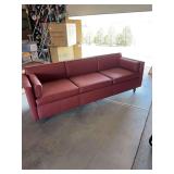 HON sofa-new 86” long x 31” deep, Fabric is polyurthene vinyl,slight damage to one lower corner