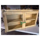 Vintage yellow cabinet, no glass 40x20x22