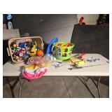Kids Fishing Poles, Kids Toys, Kids Snorkel Sets, Sand Toys, Tote with Lid