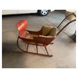 Vintage Wood Child’s Sleigh