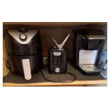 Keurig Mini, two slice toaster and Power Air Fryer
