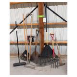Long handled yard tools