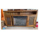Ashley entertainment console w fireplace and remote 19D x 72L x 39H