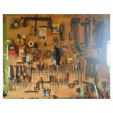 Tools on north east side of pegboard