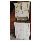 Small white kitchen cupboard