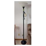6’ tall double head floor lamp