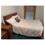 Full size bed w headboard/footboard/side rails All to go!