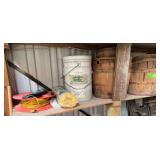 Apple baskets and drop cord