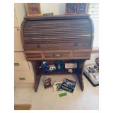Small “C” curve roll top desk 20D x 31L x 42H