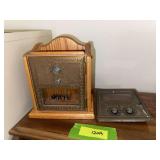 Two mailbox doors as shown, one has been made into letter holder