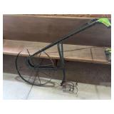 Metal walk behind cultivator