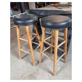 2 bar height shop stools