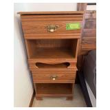 Pair of single drawer nightstands 16x21
