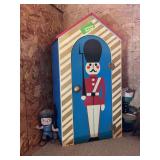 Toy soldier toy storage cabinet
