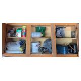 All in top cabinet as shown