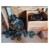 Carnival glass items