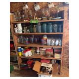 Bookcase and contents
